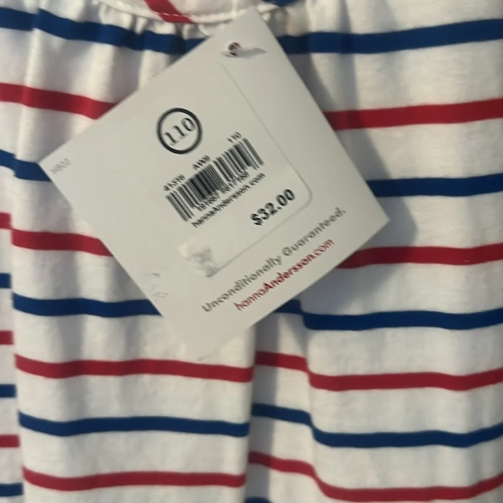 NWT Striped Kids Plaground Dress - Red, Blue, White - Picture 2 of 5